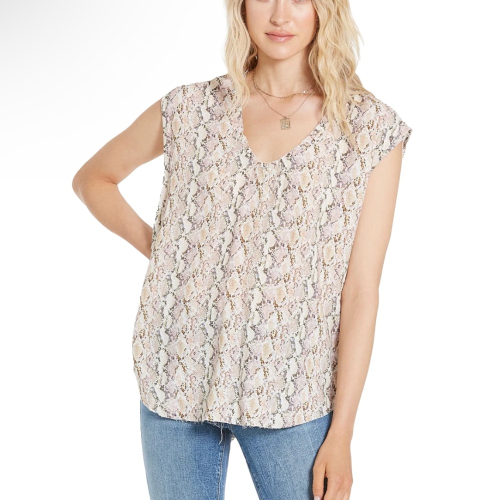 Snakeskin Blouse T-Shirt